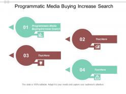Programmatic media buying increase search ppt powerpoint presentation outline good cpb