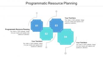 Programmatic resource planning ppt powerpoint presentation infographic template clipart cpb