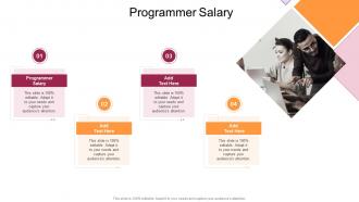 Programmer Salary In Powerpoint And Google Slides Cpb