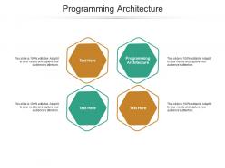 Programming architecture ppt powerpoint presentation show slides cpb