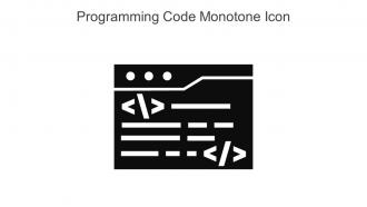 Programming Code Monotone Icon In Powerpoint Pptx Png And Editable Eps Format