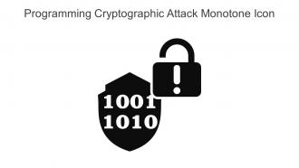 Programming Cryptographic Attack Monotone Icon In Powerpoint Pptx Png And Editable Eps Format