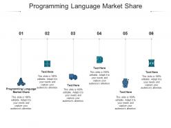 Programming language market share ppt powerpoint presentation model portrait cpb