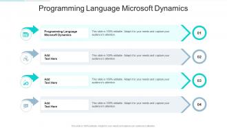 Programming Language Microsoft Dynamics In Powerpoint And Google Slides Cpb