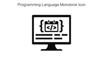 Programming Language Monotone Icon In Powerpoint Pptx Png And Editable Eps Format