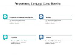 Programming Language Speed Ranking Ppt Powerpoint Presentation Layouts ...