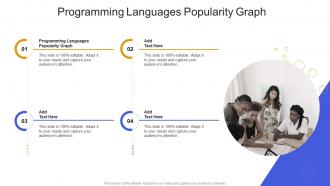Programming Languages Popularity Graph In Powerpoint And Google Slides Cpb