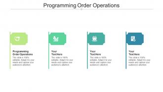 Programming Order Operations Ppt Powerpoint Presentation Example 2015 Cpb