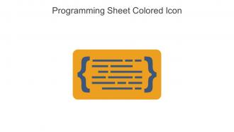 Programming Sheet Colored Icon In Powerpoint Pptx Png And Editable Eps Format