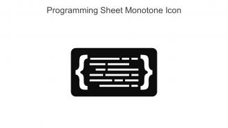 Programming Sheet Monotone Icon In Powerpoint Pptx Png And Editable Eps Format