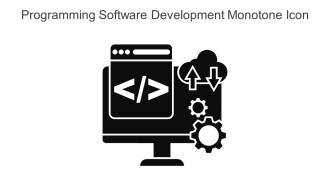 Programming Software Development Monotone Icon In Powerpoint Pptx Png And Editable Eps Format