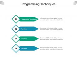 Programming techniques ppt powerpoint presentation model layout ideas cpb