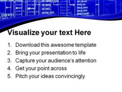 Programming technology powerpoint templates and powerpoint backgrounds 0711