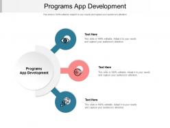 Programs app development ppt powerpoint presentation layouts graphics cpb