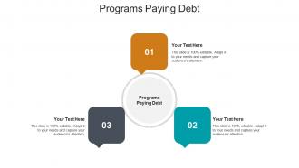 Programs paying debt ppt powerpoint presentation professional topics cpb