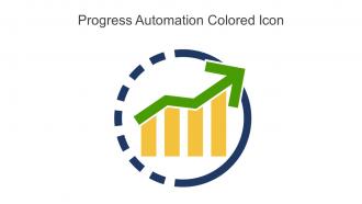 Progress Automation Colored Icon In Powerpoint Pptx Png And Editable Eps Format