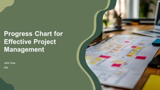 Progress Chart For Effective Project Management PPT Presentation AT