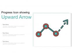 Progress icon showing upward arrow
