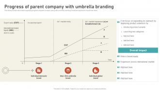 Progress Of Parent Company With Umbrella Branding Leveraging Brand Equity For Product