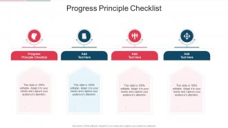 Progress Principle Checklist In Powerpoint And Google Slides Cpb
