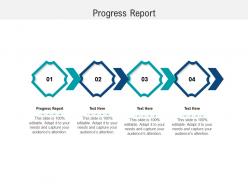 Progress Report Ppt Powerpoint Presentation Summary Background Cpb