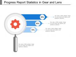 Progress Report Statistics In Gear And Lens