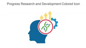 Progress Research And Development Colored Icon In Powerpoint Pptx Png And Editable Eps Format