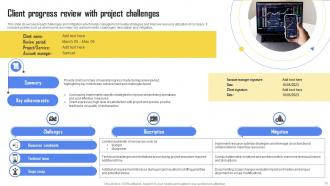 Progress Review Powerpoint Ppt Template Bundles Idea Researched