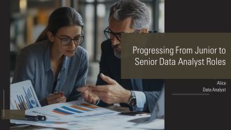 Progressing From Junior To Senior Data Analyst Roles PPT PowerPoint AT