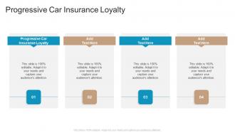 Progressive Car Insurance Loyalty In Powerpoint And Google Slides Cpb