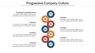 Progressive company culture ppt powerpoint presentation model slide portrait cpb