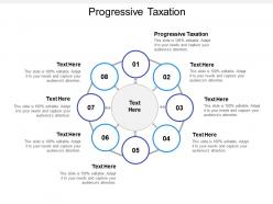 Progressive taxation ppt powerpoint presentation gallery visuals cpb