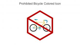 Prohibited Bicycle Colored Icon In Powerpoint Pptx Png And Editable Eps Format