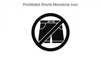Prohibited Shorts Monotone Icon In Powerpoint Pptx Png And Editable Eps Format