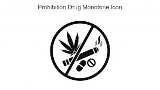 Prohibition Drug Monotone Icon In Powerpoint Pptx Png And Editable Eps Format