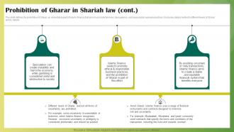 Prohibition Of Gharar In Shariah Law Ethical Banking Fin SS V Graphical Attractive