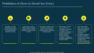 Prohibition Of Gharar In Shariah Law Profit And Loss Sharing Pls Banking Fin SS V Captivating Analytical