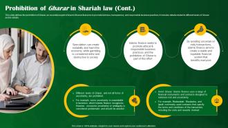 Prohibition Of Gharar In Shariah Law Shariah Compliant Banking Fin SS V Ideas Professionally