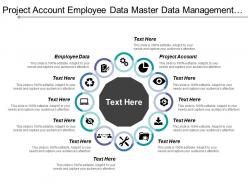 Project account employee data master data management service