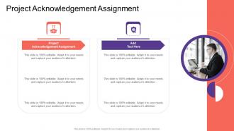 Project Acknowledgement Assignment In Powerpoint And Google Slides Cpb