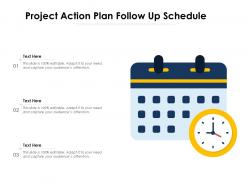 Project action plan follow up schedule