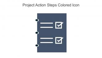 Project Action Steps Colored Icon In Powerpoint Pptx Png And Editable Eps Format