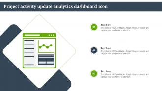 Project Activity Update Analytics Dashboard Icon