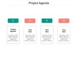 Project agenda ppt powerpoint presentation model tips cpb