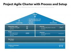 Project agile charter with process and setup