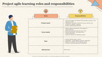 Project Agile Learning Roles And Responsibilities