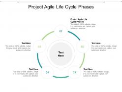 Project agile life cycle phases ppt powerpoint presentation model background cpb
