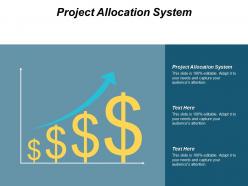Project allocation system ppt powerpoint presentation layouts aids cpb