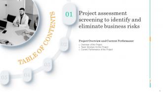 Project Assessment Screening To Identify And Eliminate Business Risks Powerpoint Presentation Slides Impactful Compatible