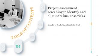 Project Assessment Screening To Identify And Eliminate Business Risks Powerpoint Presentation Slides Image Researched